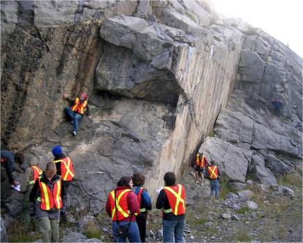 Field trip to Jasper National Park for geological mapping.